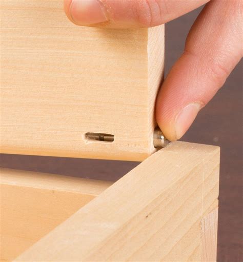 hidden box lid hinges